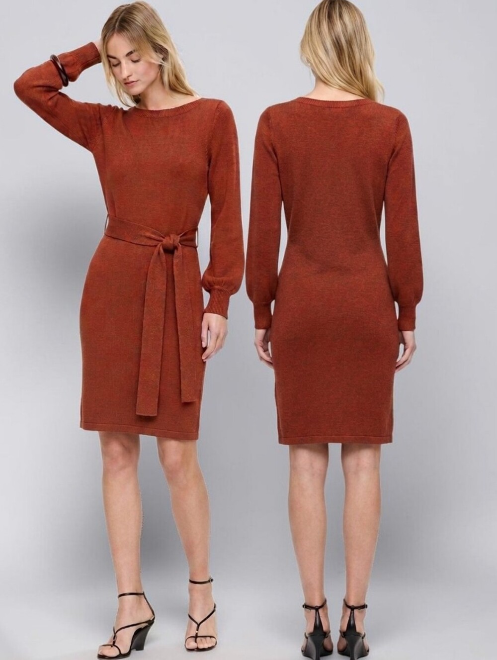 BANANA REPUBLIC Sparkly Tie Waist Sweater Dress - Size XS
